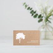 Einzigartiger Minimalistischer Treppenhof Landscap Visitenkarte (Stehend Vorderseite)