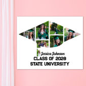 Einzigartiger moderner Abschluss-Collage Print Poster