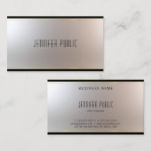 Einzigartiger moderner attraktiver Beruflicher Gla Visitenkarte (Vorne/Hinten)