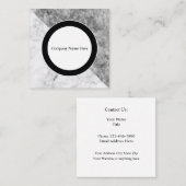 Einzigartiger moderner Entwurf Quadratische Visitenkarte (Vorne/Hinten)