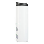 Einzigartiger moderner Minimalistischer Blumen-Nam Thermosbecher (Nach rechts gedreht)