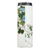 Einzigartiger moderner Minimalistischer Blumen-Nam Thermosbecher (Rückseite)