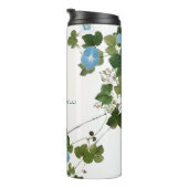 Einzigartiger moderner Minimalistischer Blumen-Nam Thermosbecher (Nach rechts gedreht)