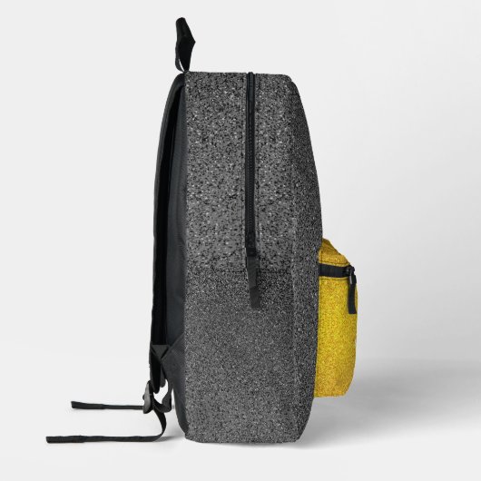 (Einzigartiger Monogramm und Anfangsname) Luxus Sc Bedruckter Rucksack (Links)