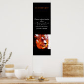 Einzigartiger Motivierend Leadership Pop Art Lion Poster (Küche)