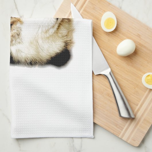 Einzigartiger Motivierend Wolf Geschirrtuch (Viertel Falte)