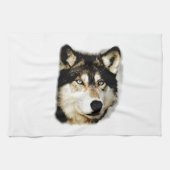 Einzigartiger Motivierend Wolf Geschirrtuch (Horizontal)