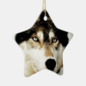 Einzigartiger Motivierend Wolf Keramik Ornament (Rechts)