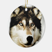 Einzigartiger Motivierend Wolf Keramik Ornament (Links)