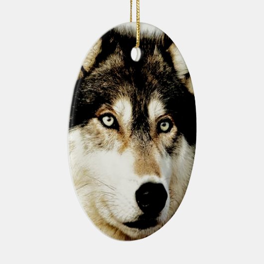 Einzigartiger Motivierend Wolf Keramikornament (Rechts)