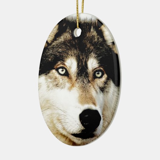 Einzigartiger Motivierend Wolf Keramikornament (Links)