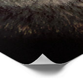 Einzigartiger Motivierend Wolf Kreativer Platz Poster (Ecke)