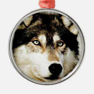 Einzigartiger Motivierend Wolf Ornament Aus Metall