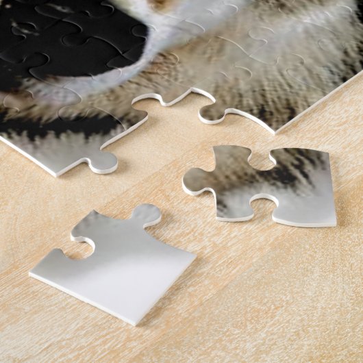 Einzigartiger Motivierend Wolf Puzzle (Seite)