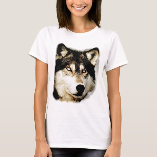 Einzigartiger Motivierend Wolf T-Shirt (Vorderseite)