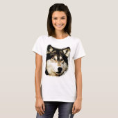 Einzigartiger Motivierend Wolf T-Shirt (Vorne ganz)