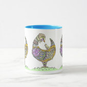 Einzigartiger Mutter-Hennebecher Tasse (Zentrum)