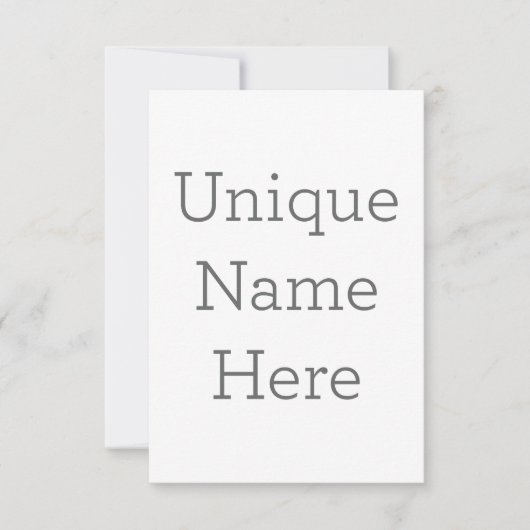 8.89 cm x 12.7 cm Flache Dankeskarte (Vorderseite)