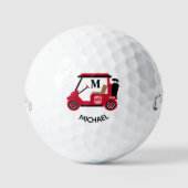 Einzigartiger Name des benutzerdefinierten Golfkar Golfball (Vorderseite)