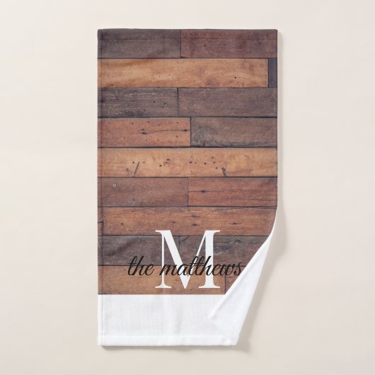 Einzigartiger Name des Musters eines rustikalen Zi Badhandtuch Set (Handtuch)