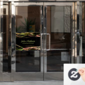 Einzigartiger Naturleaf Landschaftsdesigner Fensteraufkleber (Büro Tür)