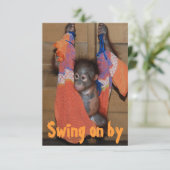 Einzigartiger niedlicher Housewarming laden ein Einladung (Stehend Vorderseite)