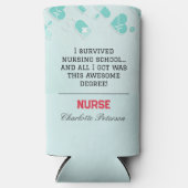 Einzigartiger Nurse-Abschluss Seltzer Can Cooler Selters Dosenkühler (Vorderseite)