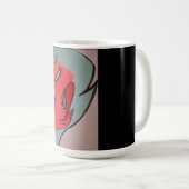 Einzigartiger Original-Charakter-Kunstbecher Kaffeetasse (VorderseiteRechts)