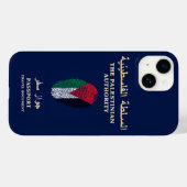 Einzigartiger Palästina-Reisepass Print Souvenir Case-Mate iPhone Hülle (Rückseite (Horizontal))