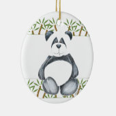 Einzigartiger Panda-Bär Keramikornament (Rechts)