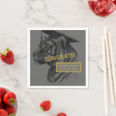 Einzigartiger Personalisierter Abschluss Serviette (Beispiel)