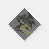 Einzigartiger Personalisierter Abschluss Serviette (Ecke)