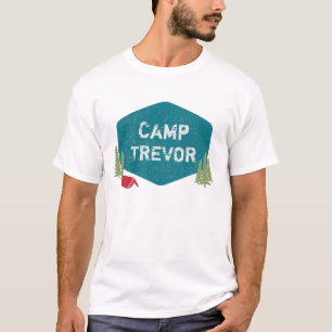 Einzigartiger Personalisierter Campname Geburtstag T-Shirt