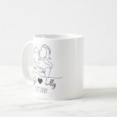Einzigartiger personalisierter Mug | Benutzerdefin Kaffeetasse (Vorderseite Links)