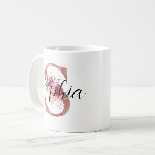 Einzigartiger personalisierter Mug | Benutzerdefin Kaffeetasse (Vorderseite Links)