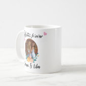 Einzigartiger personalisierter Mug | Benutzerdefin Kaffeetasse (Vorderseite Links)