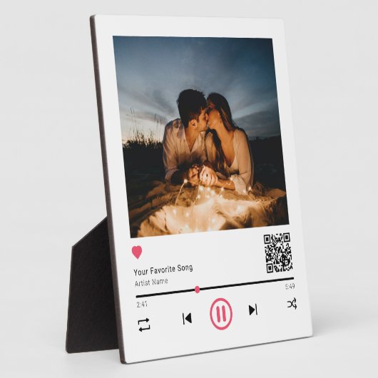 Einzigartiger Personalisierter QR-Code für jedes S Fotoplatte (Seite)