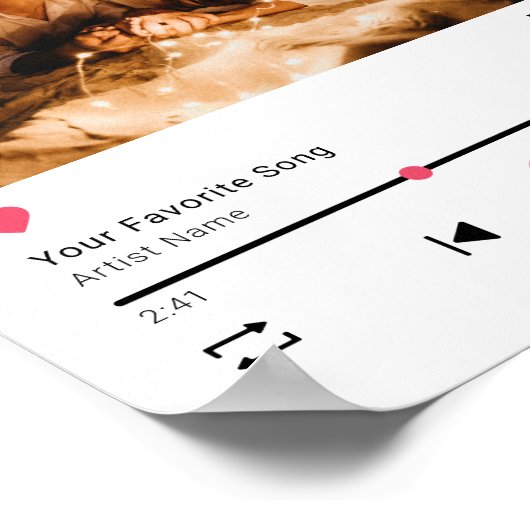 Einzigartiger Personalisierter QR-Code für jedes S Poster (Ecke)