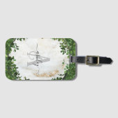 Einzigartiger Personalisierter Schlüsselanhänger m Gepäckanhänger (Vorderseite (Horizontal))