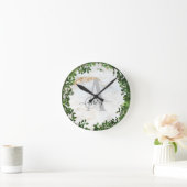 Einzigartiger Personalisierter Schlüsselanhänger m Runde Wanduhr (Zuhause)