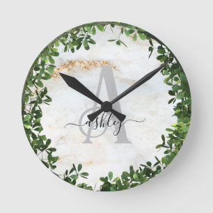 Einzigartiger Personalisierter Schlüsselanhänger m Runde Wanduhr