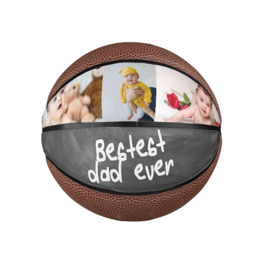 Einzigartiger Personalisierter Vater je Vatertag Mini Basketball (Vorderseite)