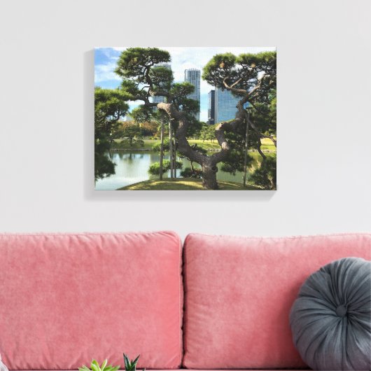 Einzigartiger Pinienbaum Leinwanddruck (Insitu (Wohnzimmer))