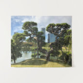 Einzigartiger Pinienbaum Wandteppich (Vorderseite (Horizontal))