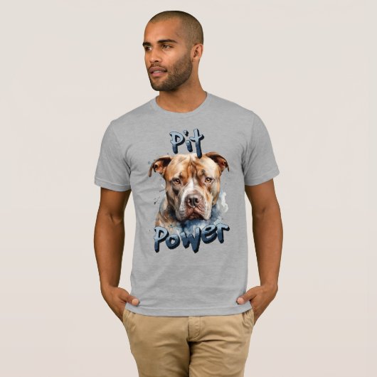 Einzigartiger Pitbull Lover Dog T - Shirt (Vorne ganz)