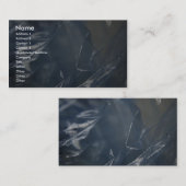 Einzigartiger Plastik Visitenkarte (Vorne/Hinten)