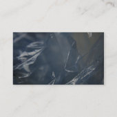 Einzigartiger Plastik Visitenkarte (Rückseite)