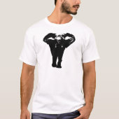 Einzigartiger Pop Art Elephant T-Shirt (Vorderseite)