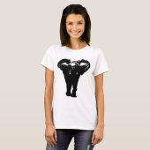 Einzigartiger Pop Art Elephant T-Shirt (Vorne ganz)