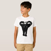 Einzigartiger Pop Art Elephant T-Shirt (Vorne ganz)